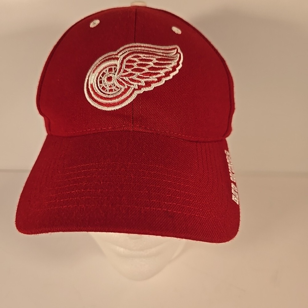 Vintage‎ Detroit Red Wings Hat Twins Enterprise Embroidered NHL USA Rare